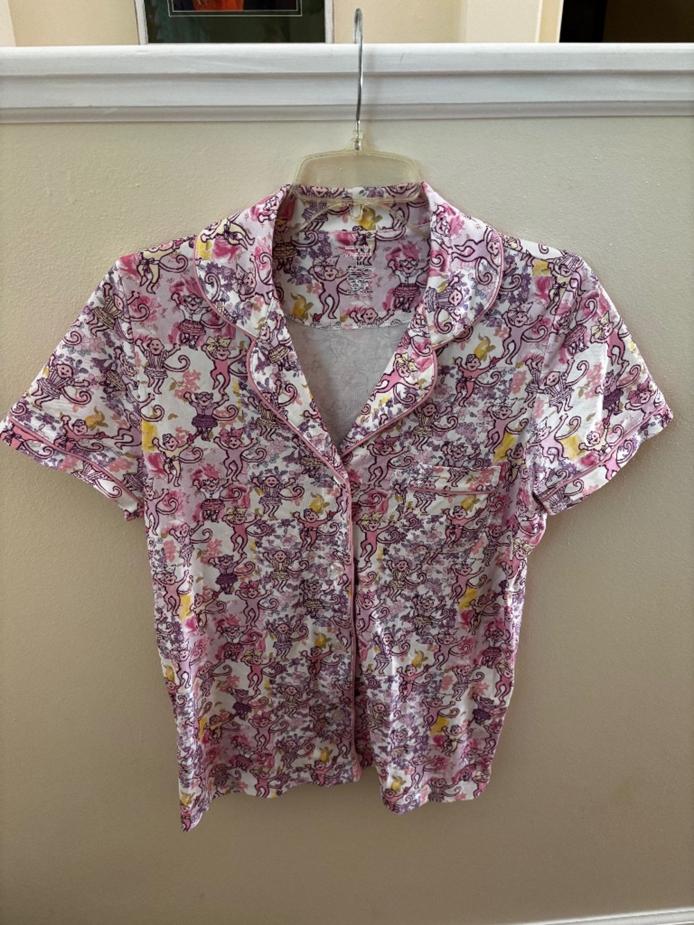 Roller Rabbit x love Shack fancy pj top size medium